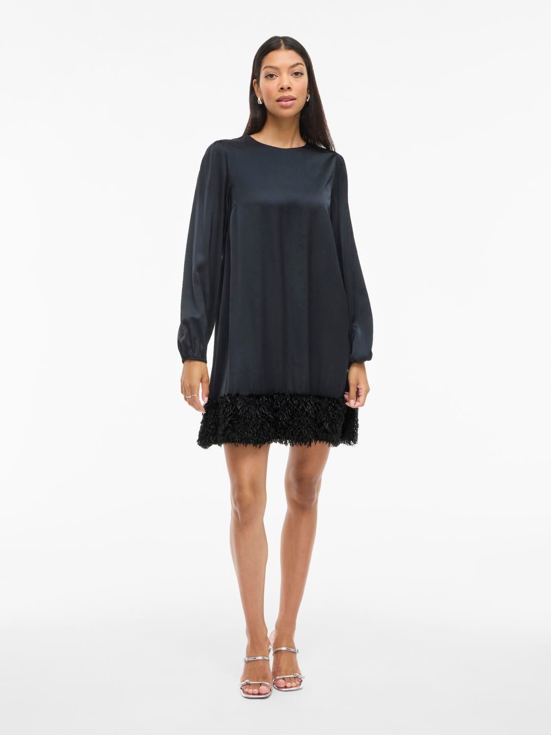 VIVEER Short Dress - Black Beauty - VERO MODA & VILA Bergvik